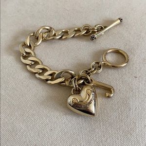 Juicy Couture Gold chain bracelet